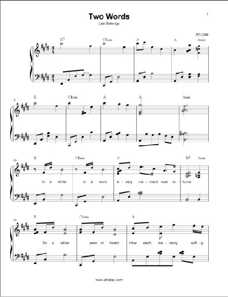 Free Piano Sheets Ahdoe Music As An International Language